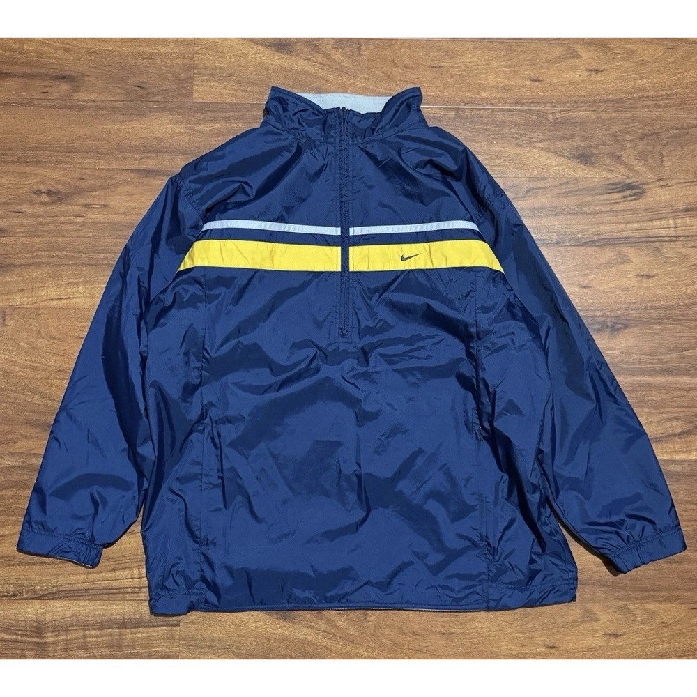 Vintage‎ Nike Reversible Full Zip Jacket Blue/Yellow Mens 2XL